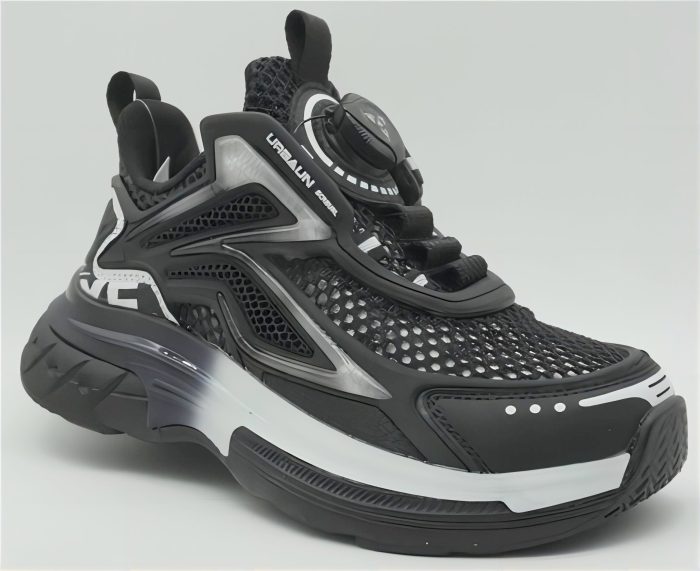 non-slip rotary button breathable shoes